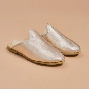 Sabah shearling Baba - Cin Cin gold - size 39 (7-7.5)